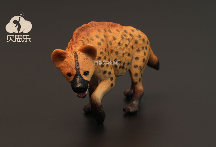 Trẻ em mô phỏng động vật mô phỏng đồ chơi mô phỏng vườn thú đồ chơi Hyena phát hiện Hyena chó sói châu Phi - Đồ chơi gia đình búp bê bằng giấy