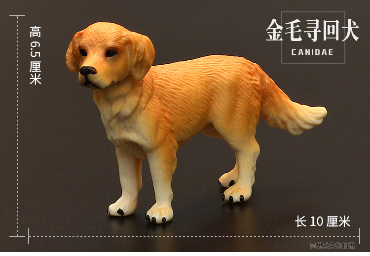 Mô hình đồ chơi mô phỏng động vật rắn của trẻ em Wang Haoxing Jinmao chăn cừu Berman chó vàng đen chó mèo - Đồ chơi gia đình búp bê bjd