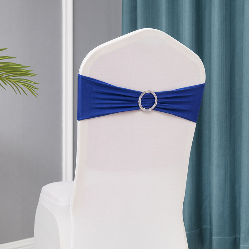 Heart-shaped stretch dining chair cover decorated bow free seat back Wedding hotel banquet conference chair back flower
