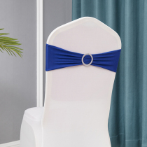 Heart-shaped elastic dining chair cover decorated butterfly knot Chair Backrest Wedding hotel Banquet Meeting Chair Back Flowers