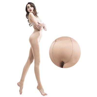 永春天鹅绒加裆加厚打底连裤袜子2双