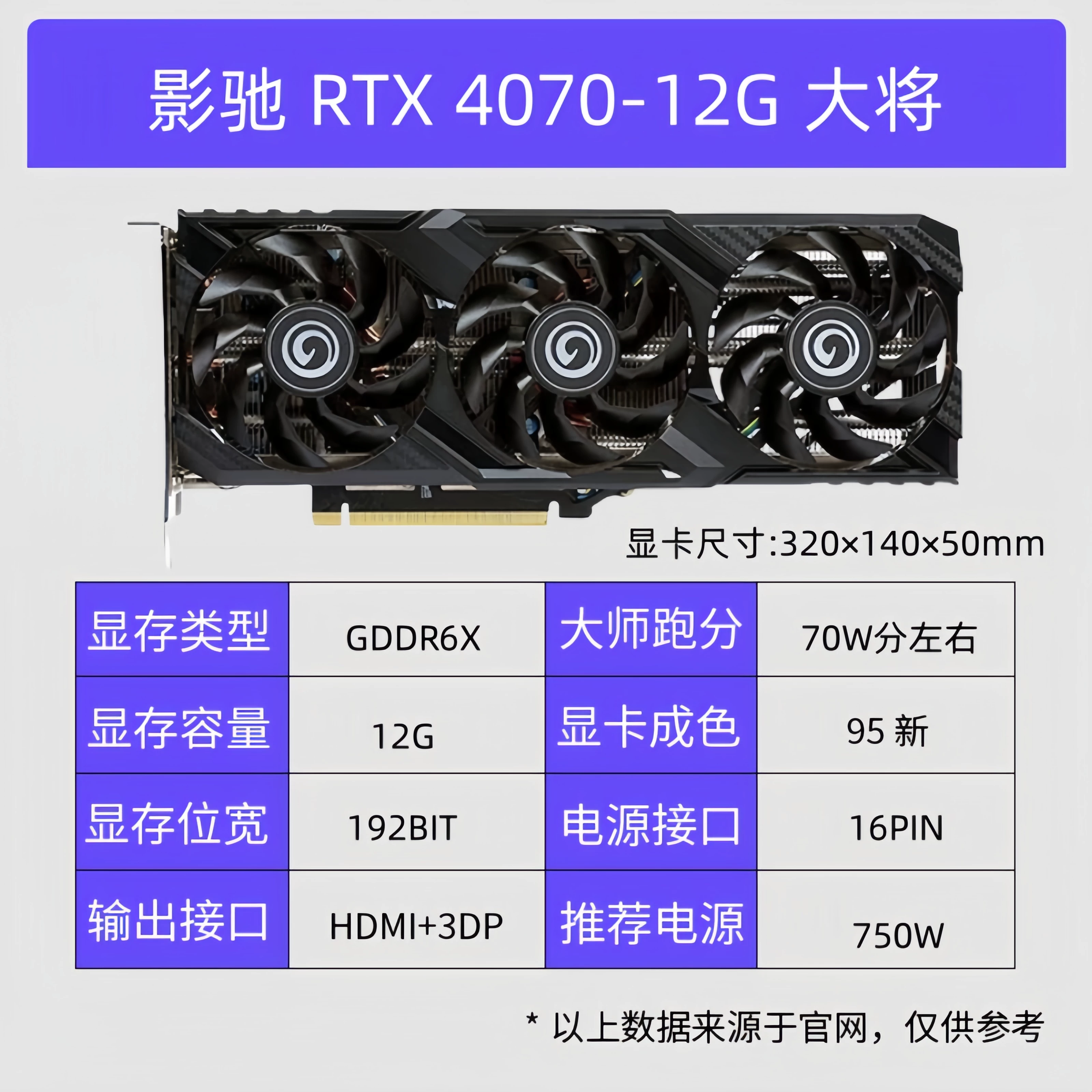 Десктопная игровая видеокарта GTX1050/1660S/1080-8Г/RTX2070S/2080TI/3060/4070/