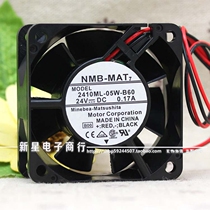 Original fit NMB-mat7 2410ML-05W-B60 6025 24V 0 24V 17A 6cm 6cm frequency converter cooling fan