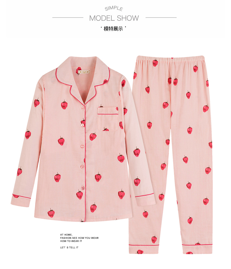 Tháng quần áo mùa hè mỏng gạc cotton sau sinh bà bầu đồ ngủ mùa xuân và mùa thu bà mẹ cho con bú quần áo dịch vụ nhà - Giải trí mặc / Mum mặc quan ao bau