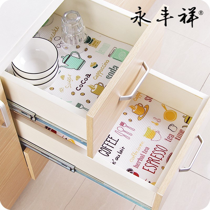 -- Drawer paperwork kitchen cabinet waterproof sticker shoe cupboard cupboard cupboard housekitchen cupboard pad mat