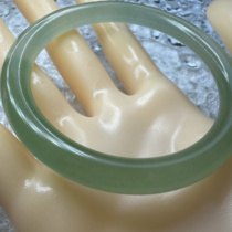 Aventurine small thin strips that can be worn alone or stacked mixed and matched transparent half mountain and half water hazy feeling 57 8 inner diameter