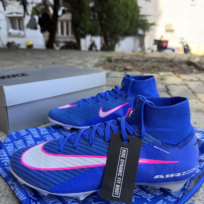Luoshengmen Genuine Nike Assassin 16 High-Top Super Fg Long Spike Real Grass Soccer Shoes Fq1454-446 Luoshengmen Genuine Nike Assassin 16 High-Top Super Fg Long Spike Real Grass Soccer Shoes Fq1454-446