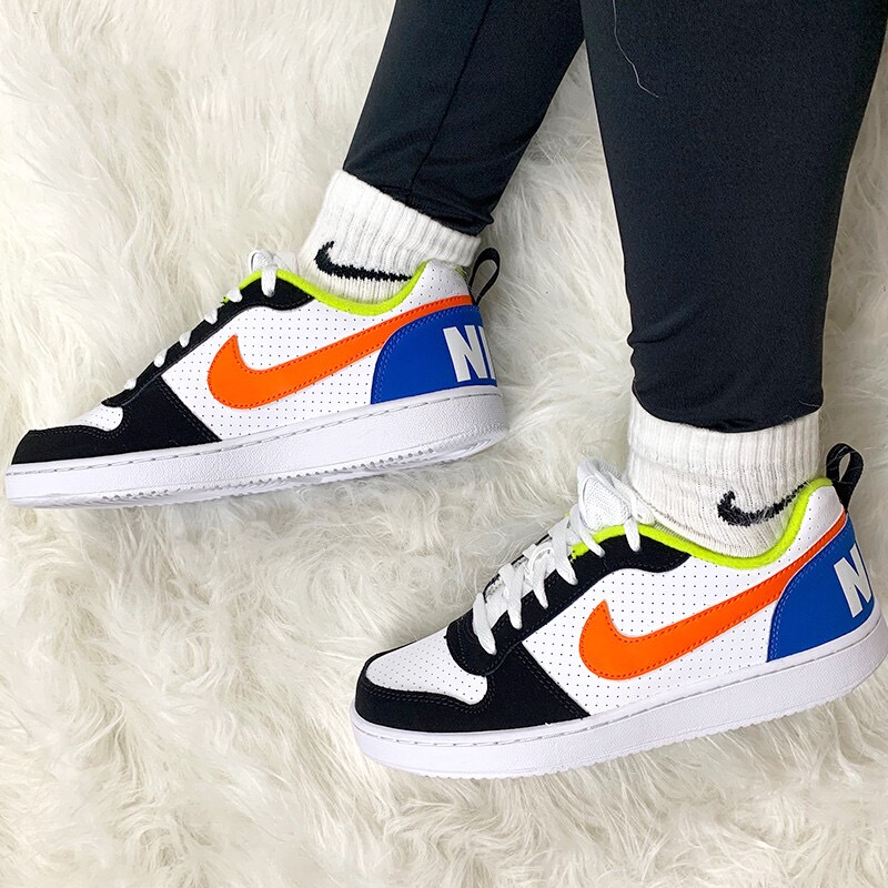 Nike Court Low Gs Black Orange Easter Women's Low-Top Casual Sneakers Dv9113-181 Nike Court Low Gs Black Orange Easter Women's Low-Top Casual Sneakers Dv9113-181