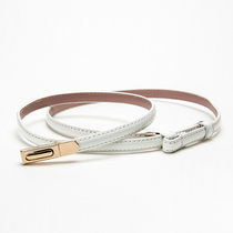 Belt female summer decoration one-piece dress minimalist fashion 100 paired with suit skirt Han version small leather strap female Korea fine tide