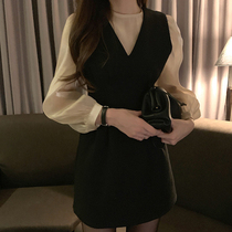  2020 spring new Gao Leng royal sister style small man dress goddess fan clothes Hyuna two-piece suit skirt