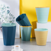 Home Creative Simple Nordic diamond-shaped trash can home living room kitchen bedroom fashion storage paper basket