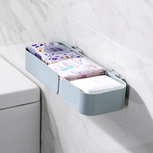 Домашняя дымовая стойка для хранения ванной комнаты для ванной комнаты на стенах, настенная стойка для хранения