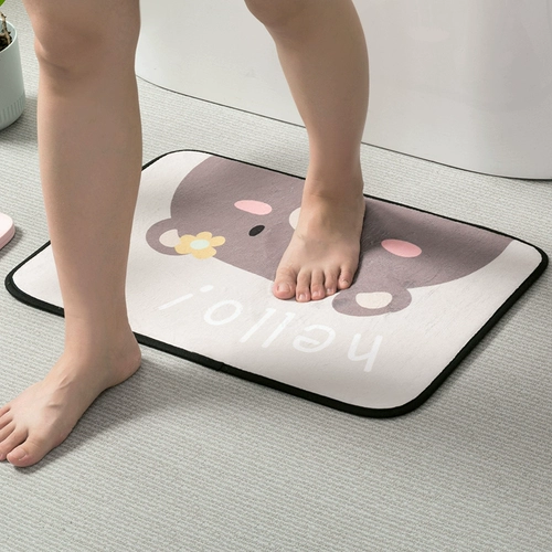 Высококачественный нескользящий быстросохнущий ковер, увеличенная толщина, хорошо впитывает воду