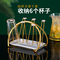 Creative water Cup Shelf shelf home living room upside down tea cup storage rack European glass cup drain rack