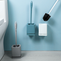 Home bathroom long handle toilet brush no dead corner cleaning toilet brush toilet brush cleaning brush set toilet brush