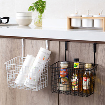 Home multi-function hanging basket non-punching bathroom rack kitchen supplies storage rack sub-cabinet storage