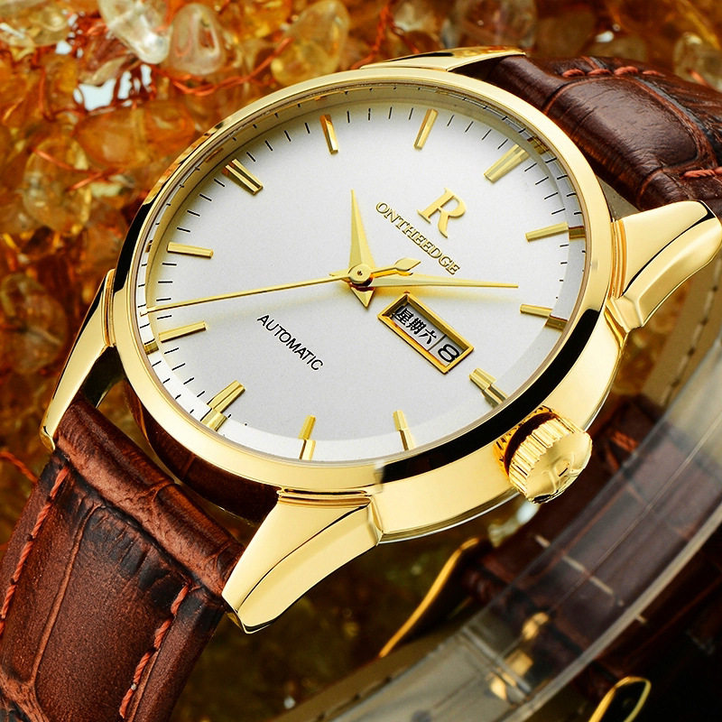 Ultra thin waterproof business genuine leather with quartz female table men's wristwatch couples student male and female watches-Taobao