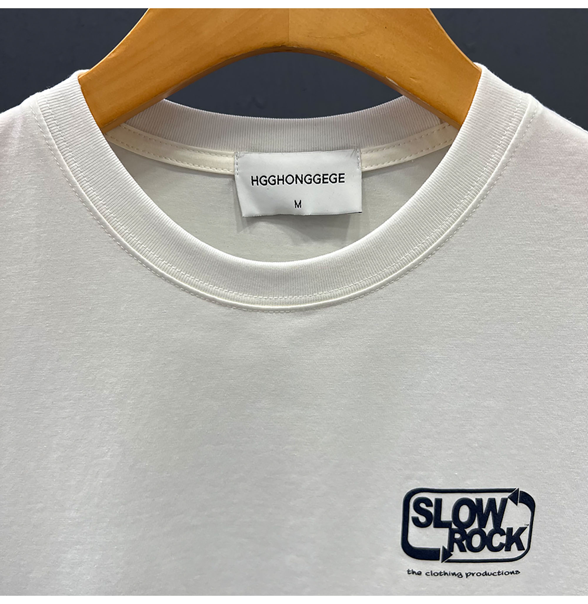 Summer pure cotton short for men's 2023 new letter print versatile casual half sleeved round neck T-shirt_voghion.com