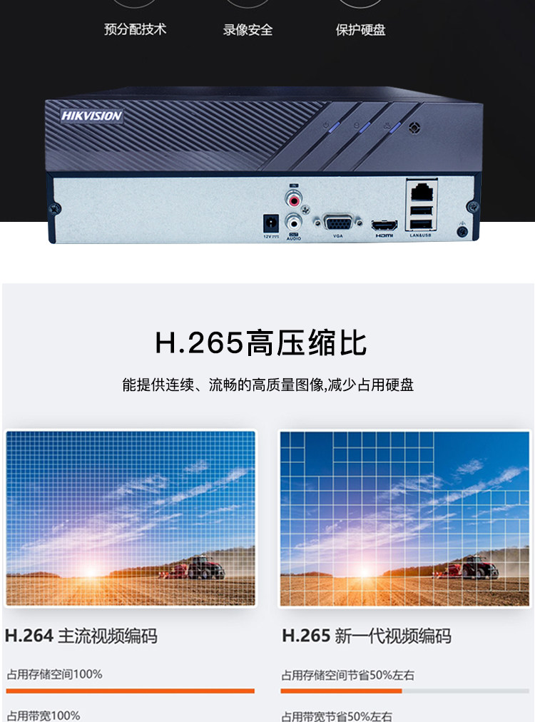 Hikvision DS-7816N-Q1 16-channel network video recorder H.265