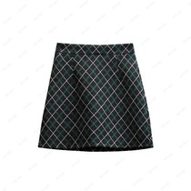 Homo plus size womens hoes autumn and winter New Fashion retro plus size waist slim diamond-shaped grater skirt