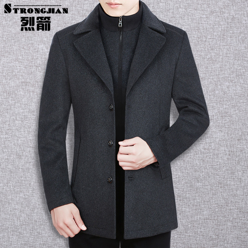 Blouson homme STRONGJIAN   manches longues en Laine - Ref 3116884 Image 5