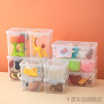 Teething stick pacifier storage box portable teether toy Manhattan storage for children large capacity for infants