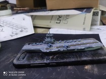 1 2000 ships French Charles de Gaulle aircraft carrier model finished product with aircraft
