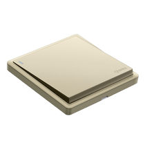 Bull double open double control switch three open one open four open golden socket panel light button single control household double