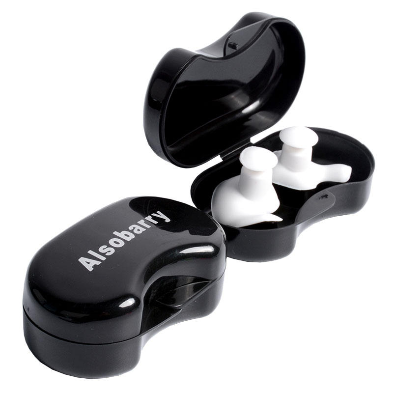 Professional swimming equipment nose clip earplugs set waterproof adult men and women bath silicone plug children noise proof sound insulation