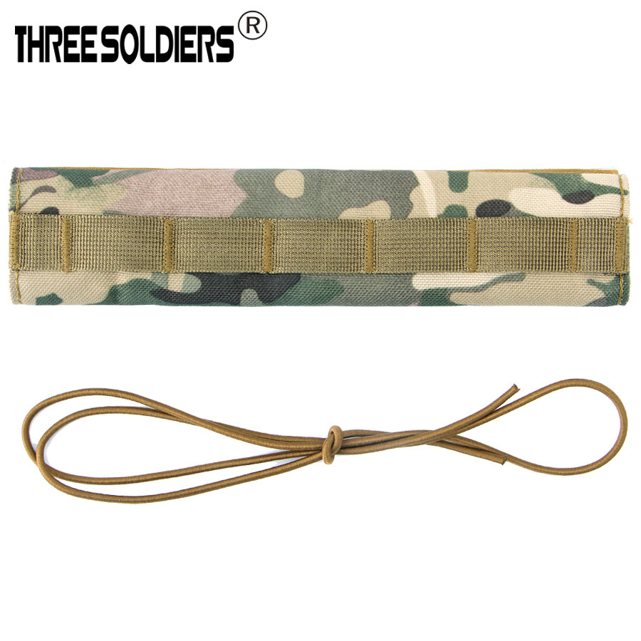 Three Soldiers 22cm Eat Chicken Camouflage Protective Sleeves Military Camouflage Sniper Camouflage-Anti-scraping sleeves