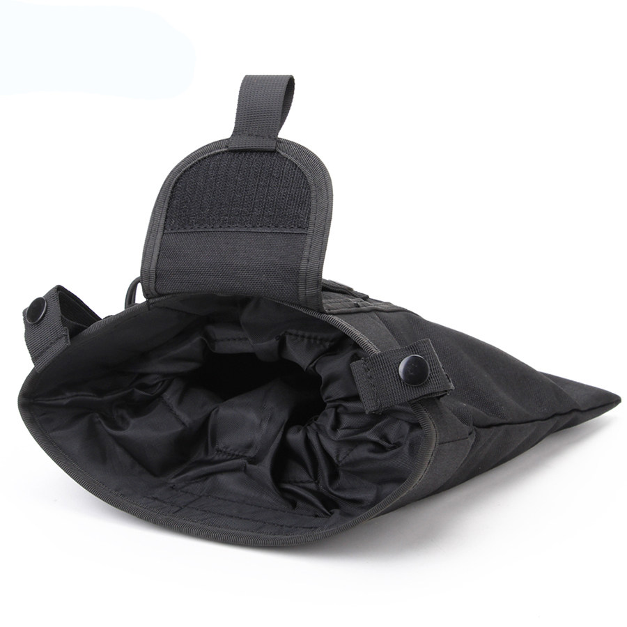 New Nylon Military Meme Style Tactical Big Folding Fold Recycling Bag Outdoor Debris Containing pocket MOLLE Accessories