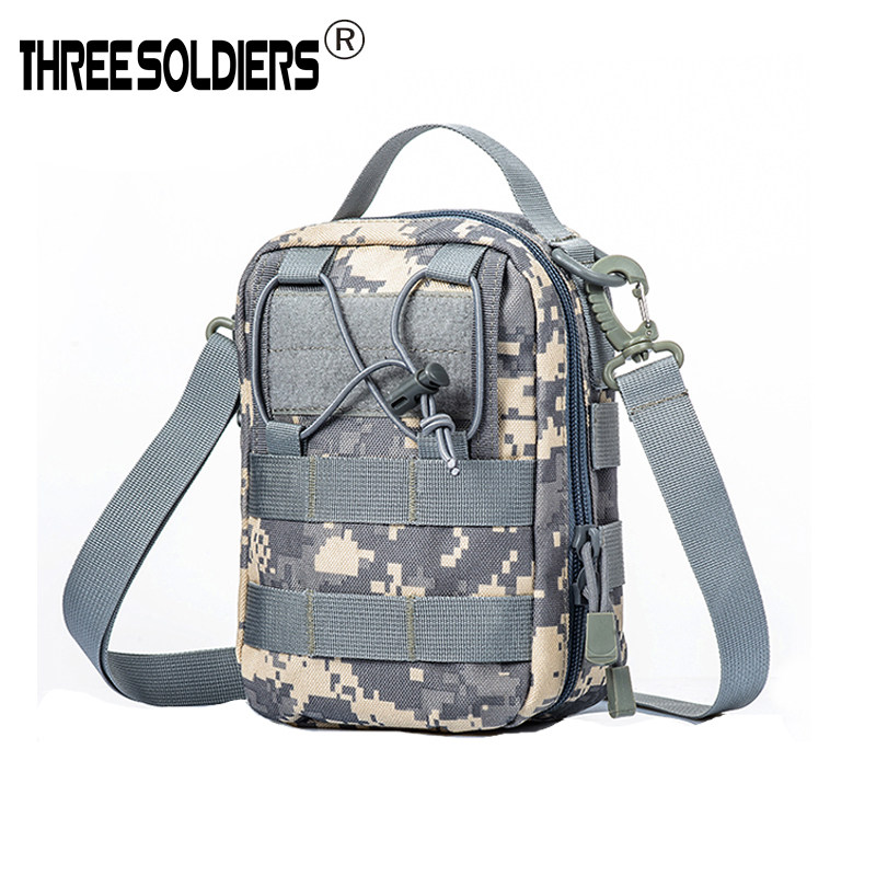 Outdoor Travel Slipper Single Shoulder Medical Package Men Tactical Hanging Vest Molle Accessories Package Casual Package
