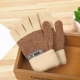 Thể thao chống lạnh mùa thu và mùa đông thuận tiện cho trẻ em găng tay nam 3-4 tuổi trẻ em nhà dày viết