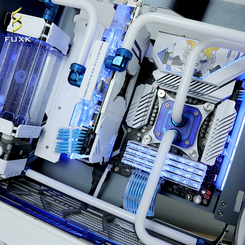 FUXK Yingguang in Win S рамка Gundam Perfect Unicorn Water Cold Mod Modified Madified Desktop Machine