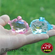Cute Princess piggy gem boys and girls imitation Crystal toys colorful diamond children gift sharing rewards