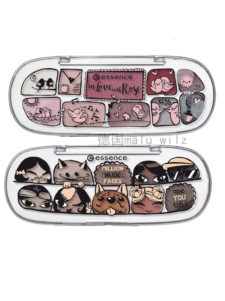 essence Eyeshadow German eyeshadow palette ins Super fire eyeshadow parity to pick up leakage cosmetics loss throw eyeshadow