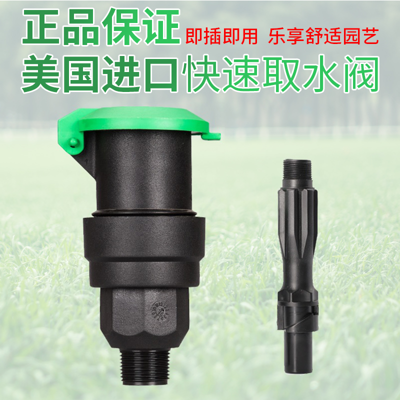 The United States imported P33 water intake valve water intake device 6 minutes outer silk home landscaping irrigation water intake key rod
