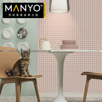 MANYO tile girl brief INS style pink ceramic glazed surface mosaic 300 * 300mm wall brick building material