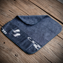 Kung Fu Tea Ceremony Zero Matching Thickened Absorbent Tea Towel Chinese Style Retro Zen Tea Art Tea Cloth Pot Mat Velvet Tablecloth