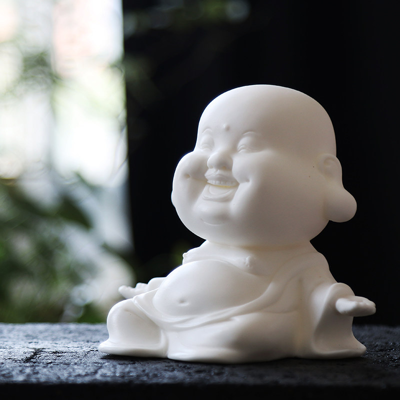 Creative tea spotting piece boutique jade porcelain large number Millver personality can raise shea butter jade tea road tea tray on-board furnishing