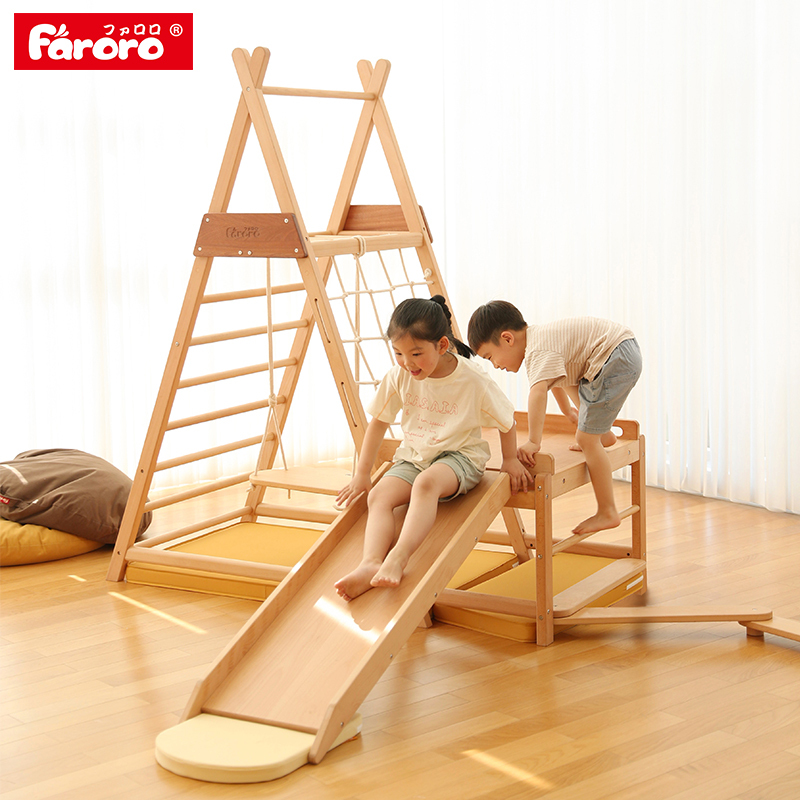Faroro Third-Generation Climbing Frame Children's Slide Indoor Home-Use Small Children's Playground Ocean Ball Swing Faroro Third-Generation Climbing Frame Children's Slide Indoor Home-Use Small Children's Playground Ocean Ball Swing