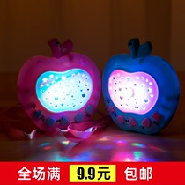Baby early education machine Mini Apple childrens projection learning storytelling machine Baby puzzle music toy 0-3 years old