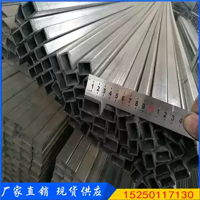 Steel square angle steel square pass galvanized square tube 25x25 30x60 40x80 square tube black square tube galvanized strip tube