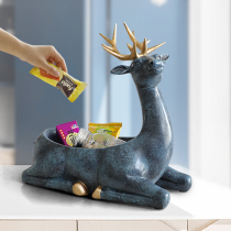 Nordic fortune deer entrance sundries finishing box decoration creative door into the home to put the key desktop remote control storage box