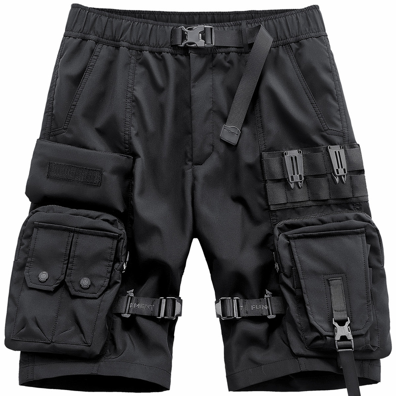 Vip Work Shorts for Men, Summer Multi-Pocket Functional Shorts, Large Size Sports Quick-Dry Pants, Trendy Casual Mid-Length Pants