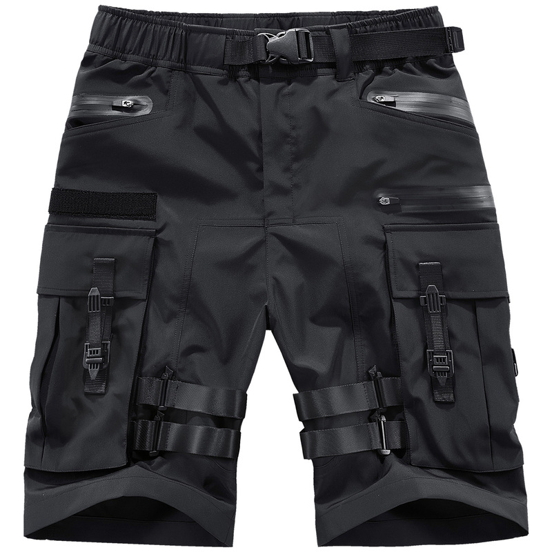 Vip Functional Cargo Shorts for Men, Summer Multi-Pocket Paratrooper Pants, Loose-Fitting Sports Quick-Dry Knee-Length Shorts, Trendy Brand Mid-Length Pants