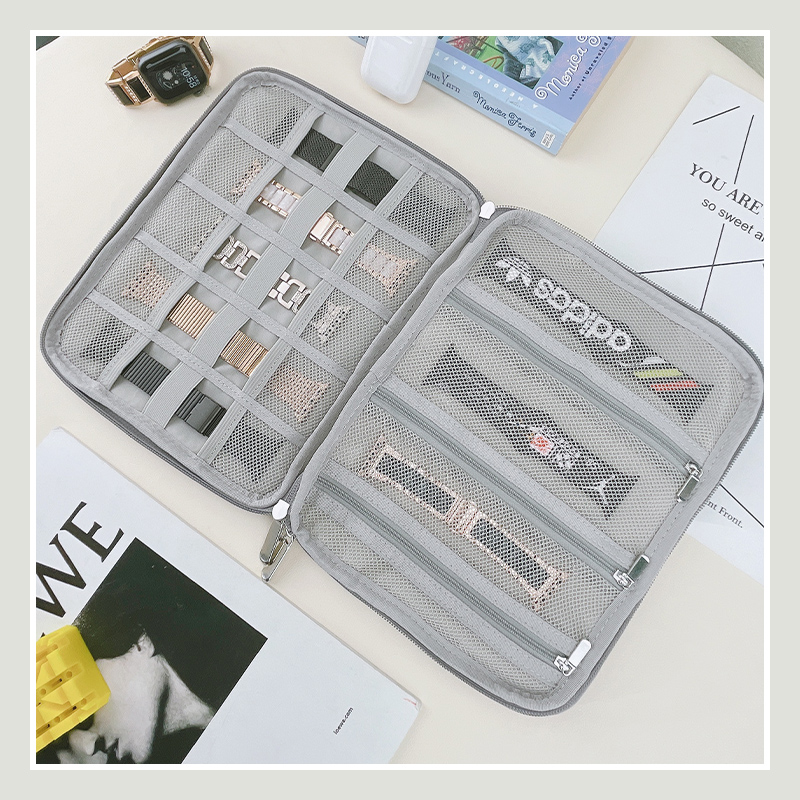 Applicable iwatch watch with containing package applewatch Apple watches Huawei gt2 travel charger data line portable small hand large capacity digital accessory mobile charging hard disc