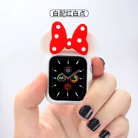 Белый с красной и белой точечной оболочкой