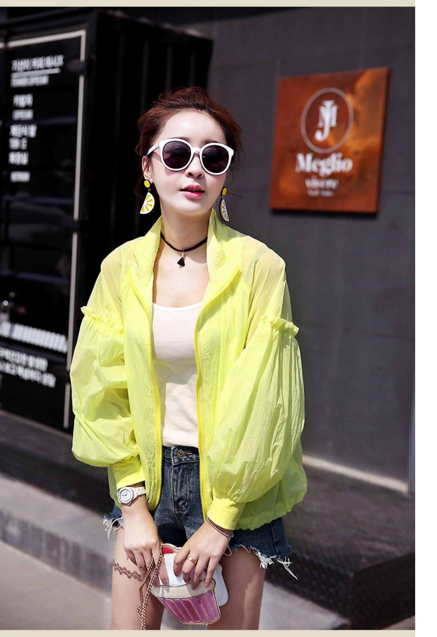 C8965 1620K ÁO KHOÁC NỮ GEDRENG DÀI TAY MÙA HÈ THOÁNG KHÍ THỜI TRANG NỮ G05 SẢN PHẨM MỚI
