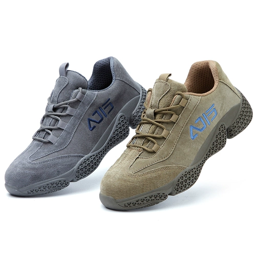 Мужские дезодорированные рабочие нескользящие туфли, мягкая подошва